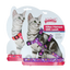 Pawise Kitten Harness Leash-Pink/Purple