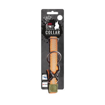 AFP Off Street Dog Collar Tangerine S