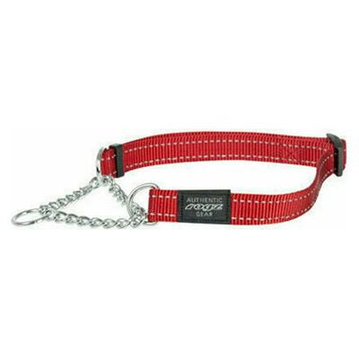 Rogz For Dogs Fanbelt Halb-Schlupfkragen Rot