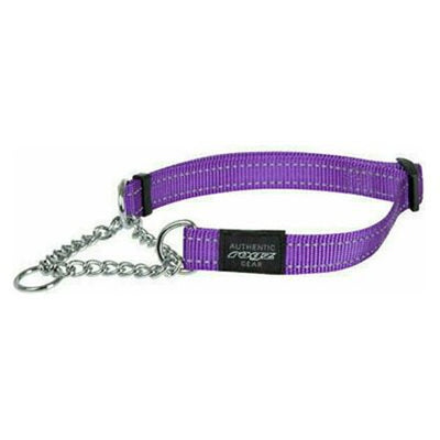 Rogz For Dogs Fanbelt Halb-Schlupfkragen Lila