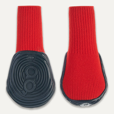 Gooeez  Regular Dog Boots (2-pack) XS Red/Black