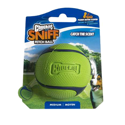 Chuckit Sniff Fetch Ball PB MD 1-pack