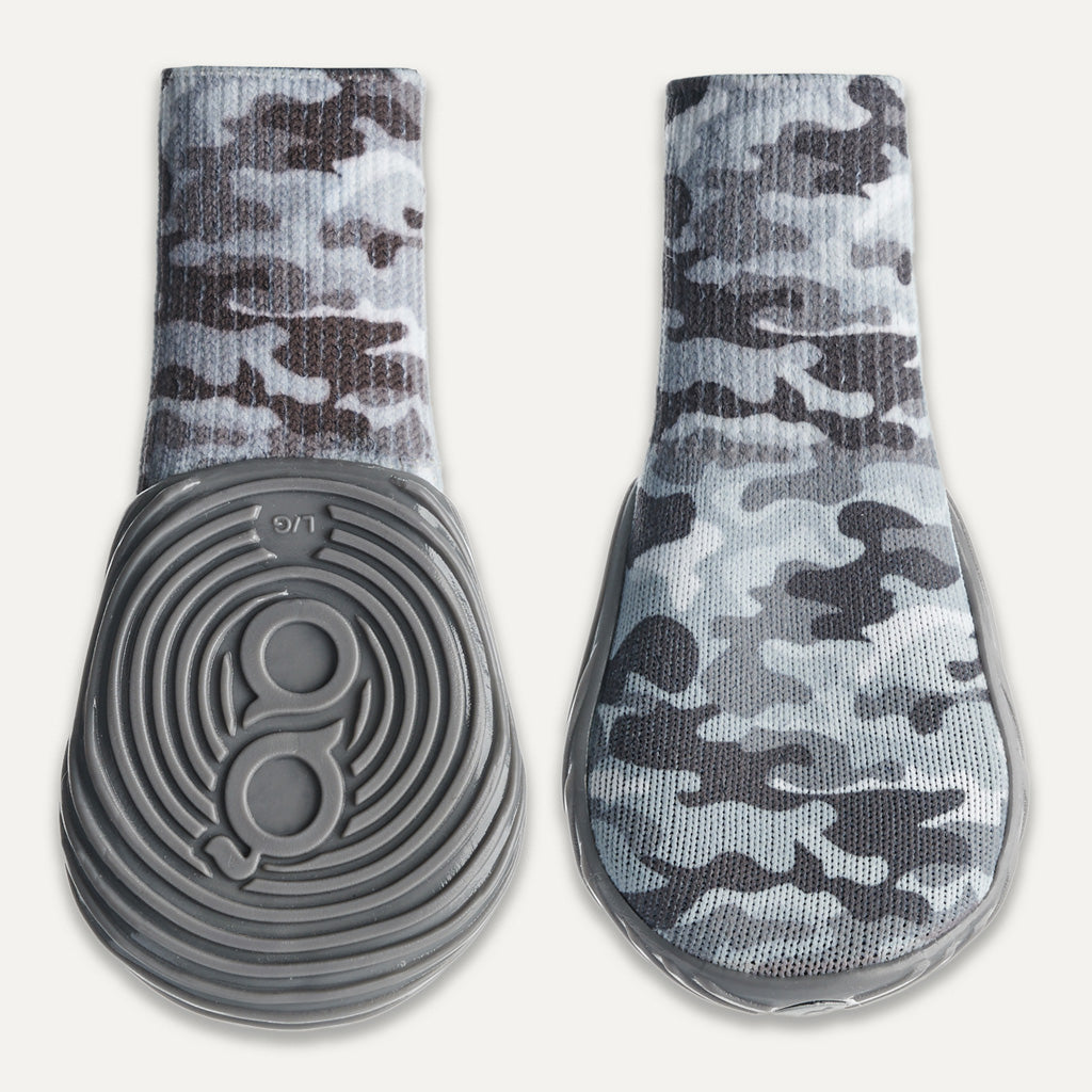 Gooeez  Regular Printed Dog Boots (2-pack) 2XS Camo/Grey