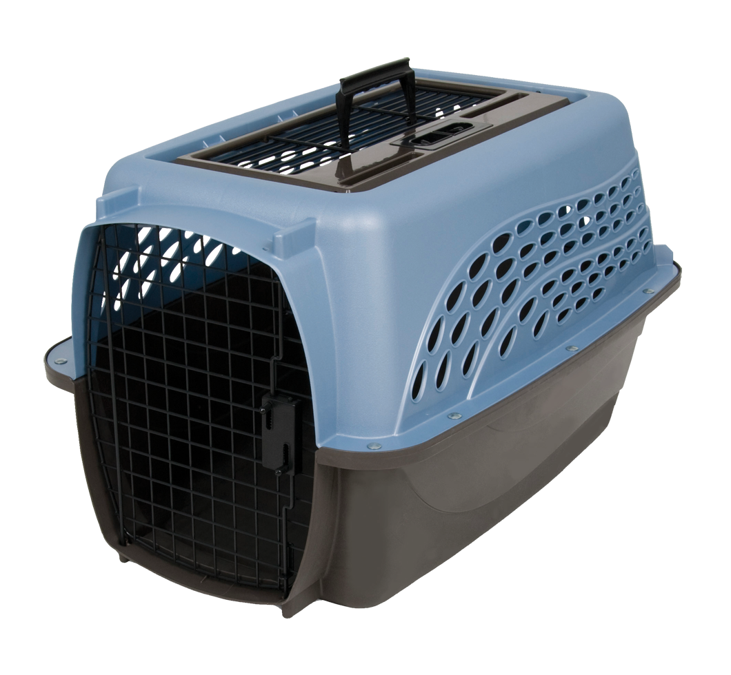 Petmate 2 Door Top Load Kennel S Blue