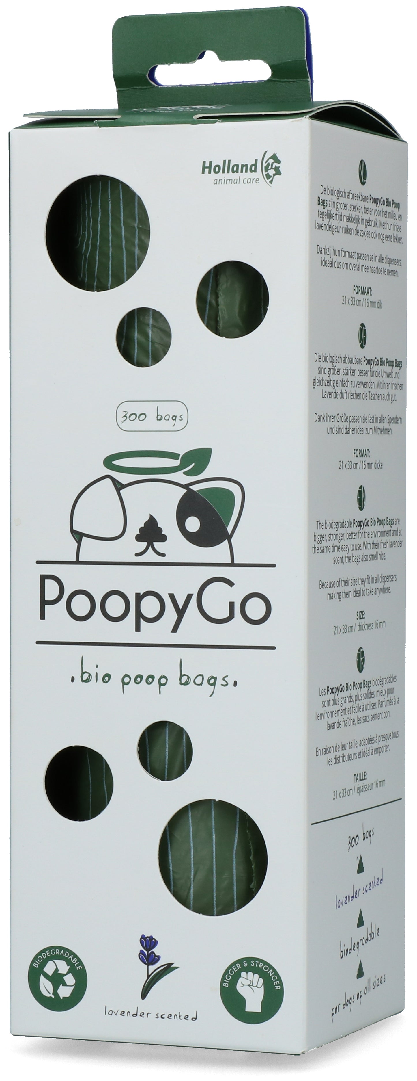 PoopyGo Umweltfreundlich Tissue Box Lavendelduft (300 Stück