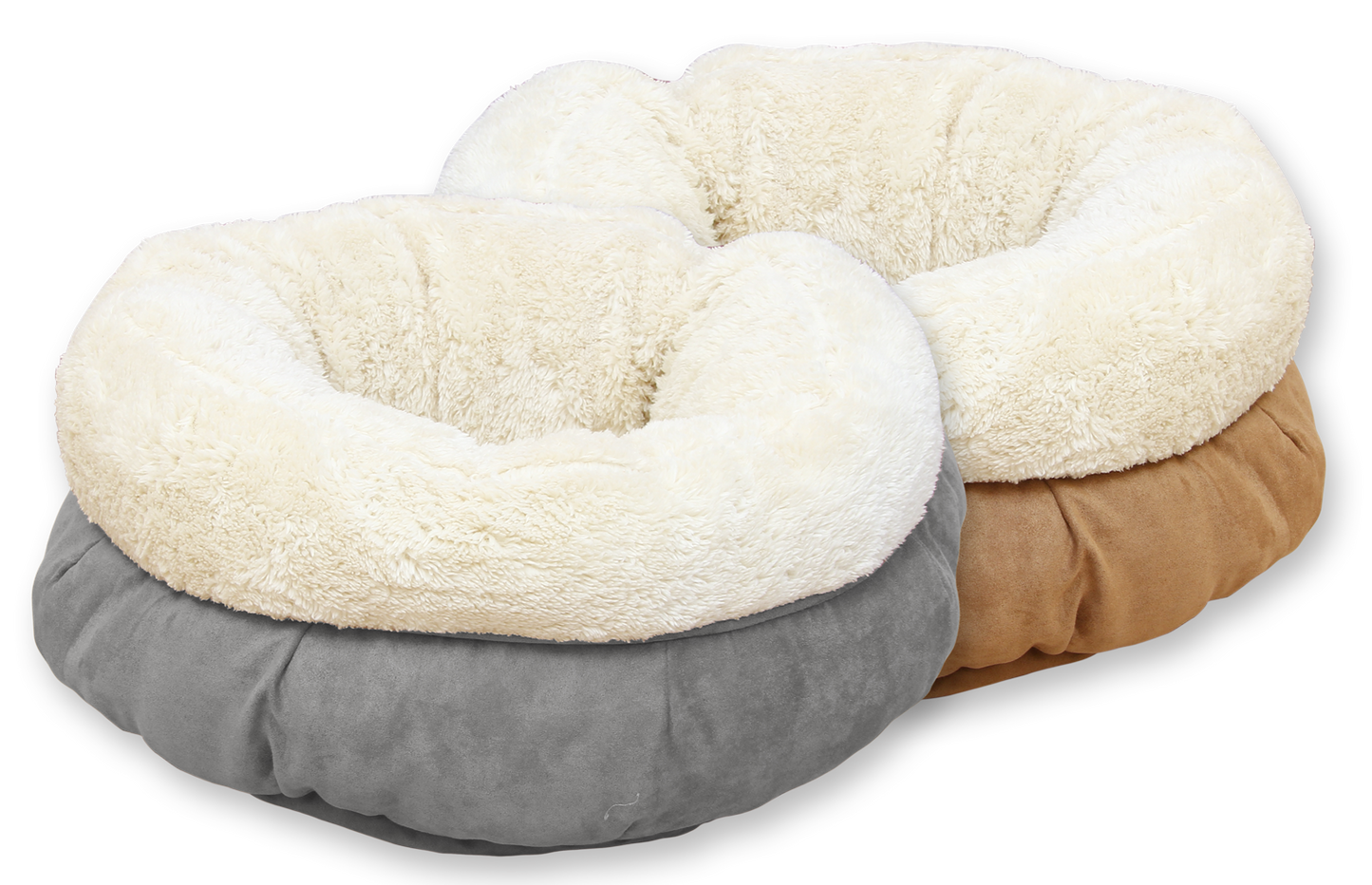 AFP Lambswool Donut Bed TAN