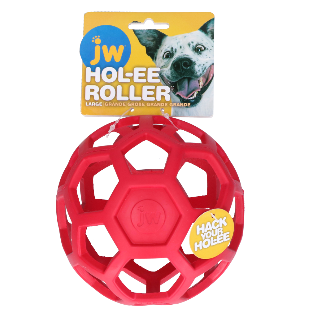 JW HOL-EE ROLLER L 15 cm Red