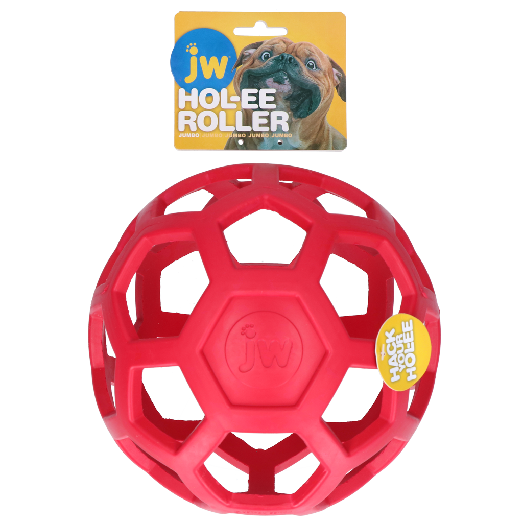 JW HOL-EE ROLLER Jumbo 19 cm Red