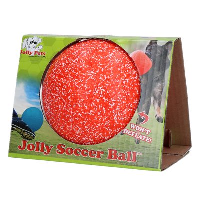 Jolly Soccer Ball 15cm Oranje/Wit