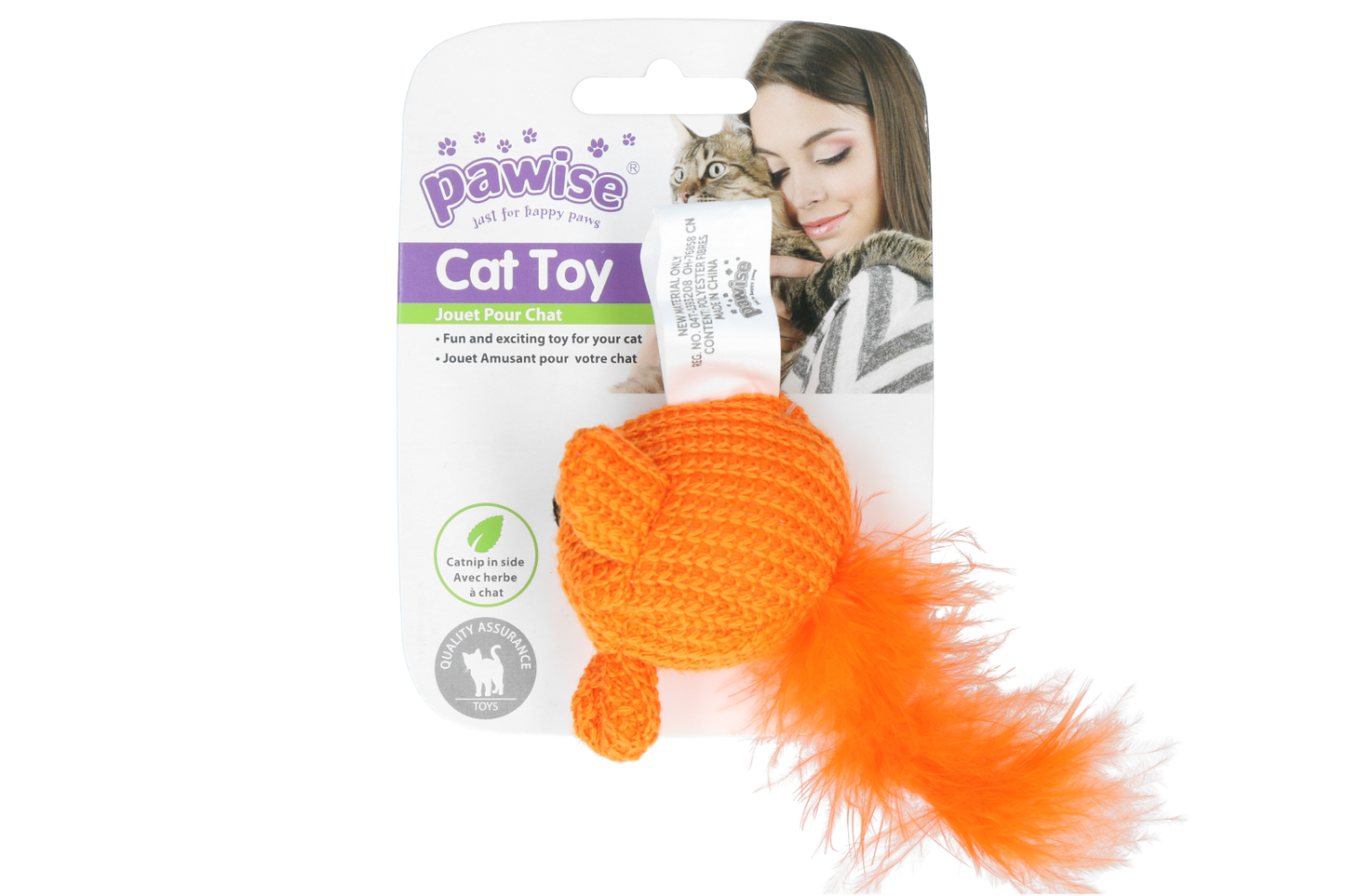 Pawise Wool mice toy asst