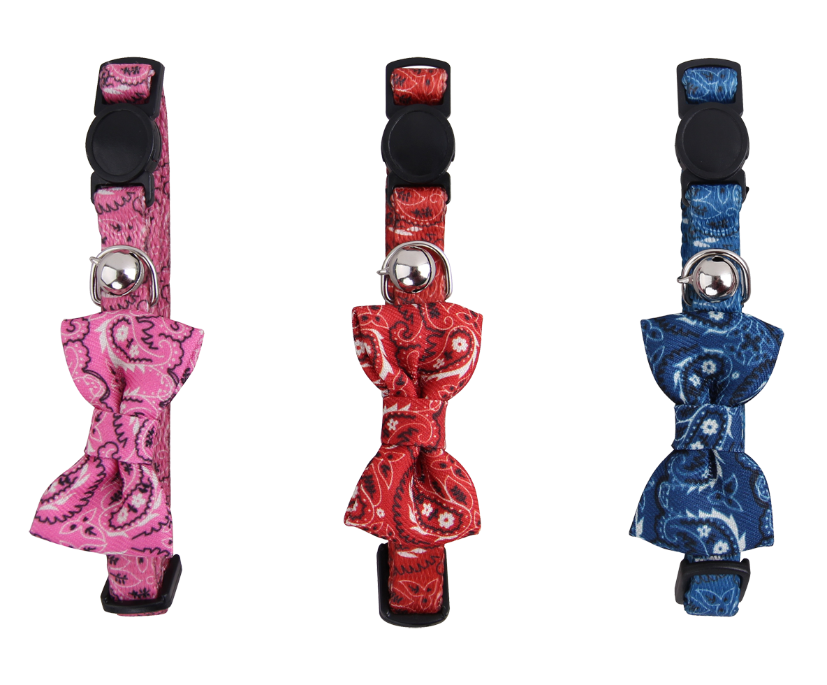 Pawise Cat collar mit Bowknot rot