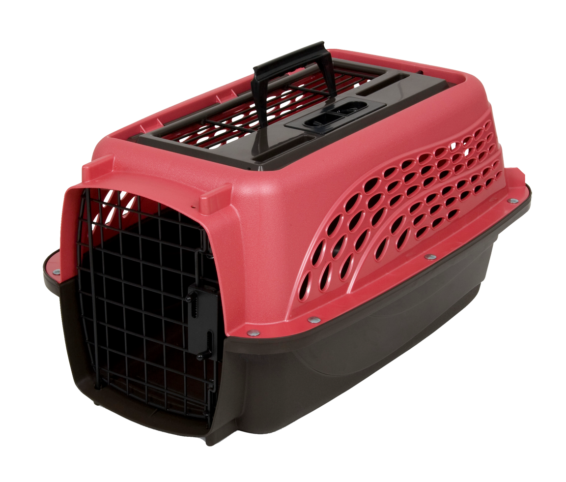 Petmate 2 Door Top Load Kennel XS Pink