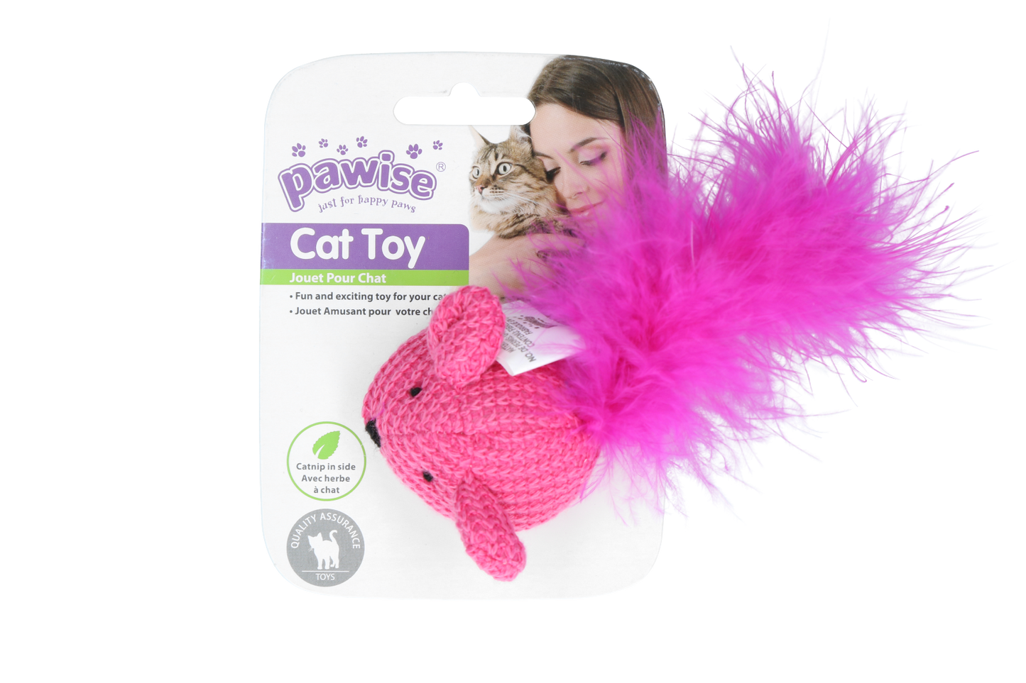 Pawise Wool mice toy asst