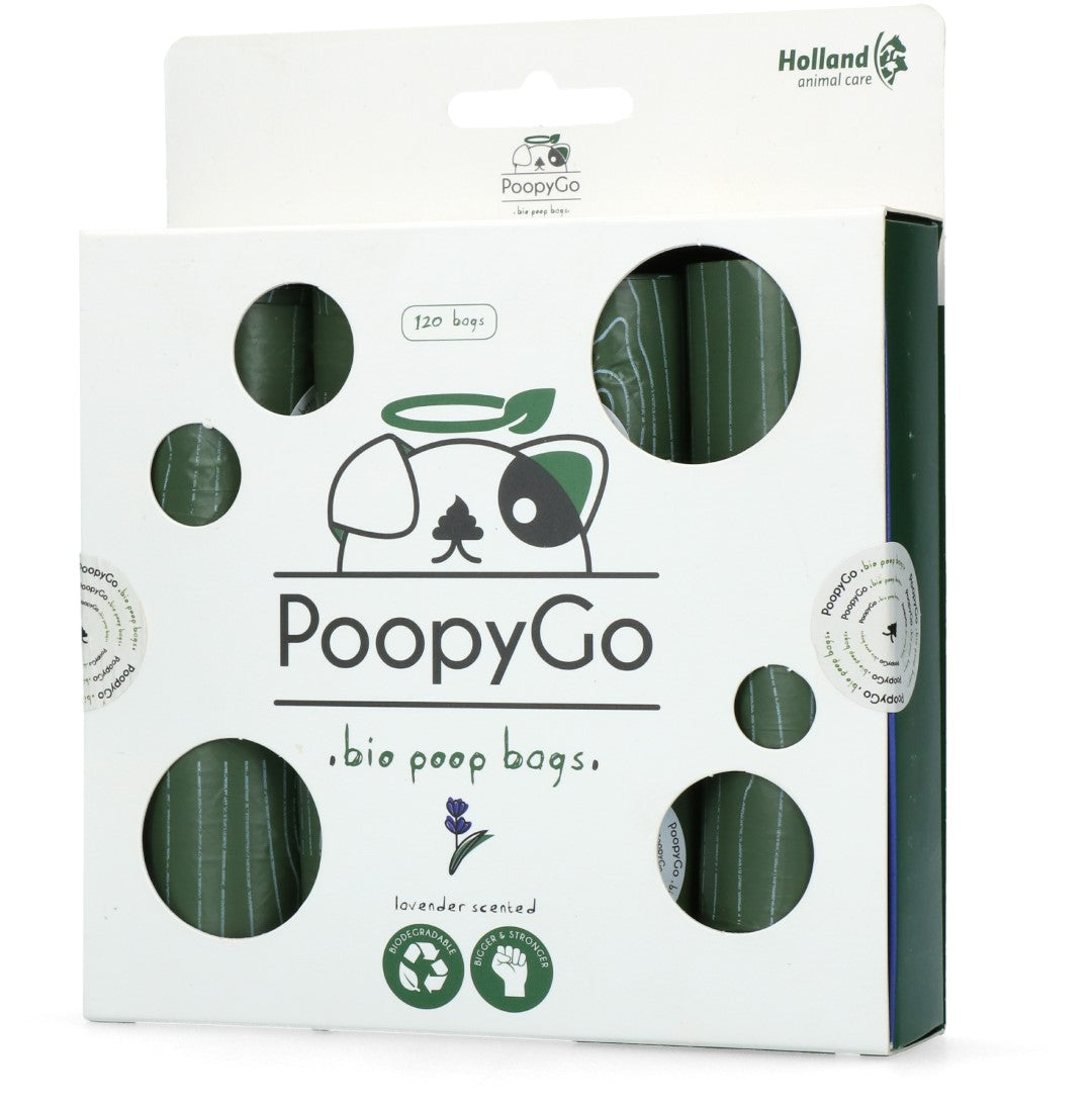 PoopyGo Eco Umweltfreundlich 120 St. (8x15 Beutel) Lavendel