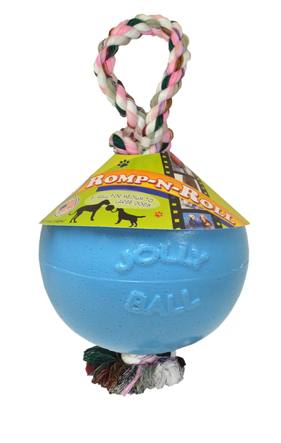 Jolly Ball Romp-n-Roll 15cm Hellblau (Heidelbeerenduft)