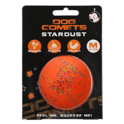 Dog Comets Ball Stardust Orange M