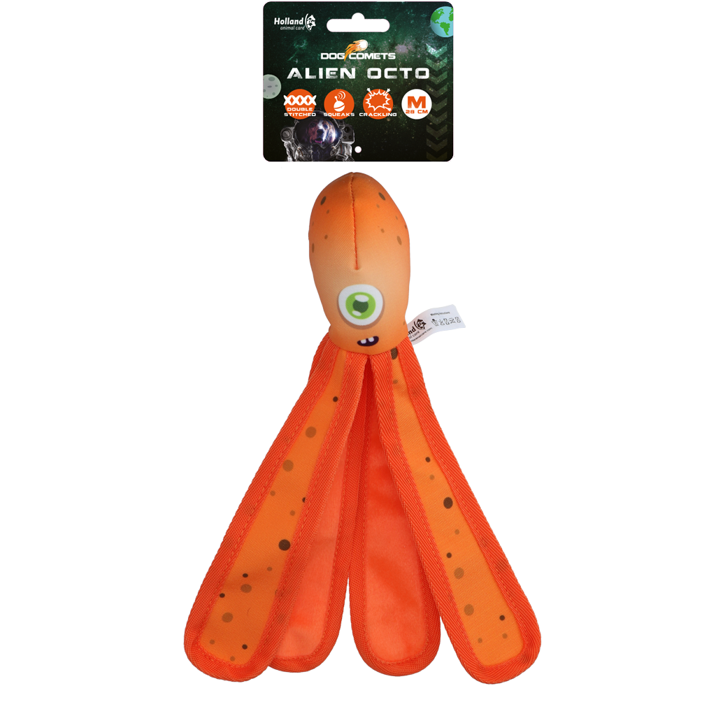 Dog Comets Alien Octo Orange M