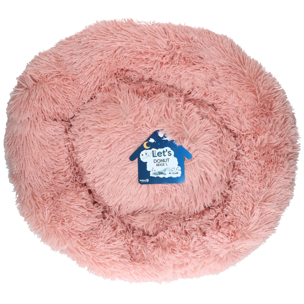 Let's Sleep Donut 60 cm Beige/Rosa