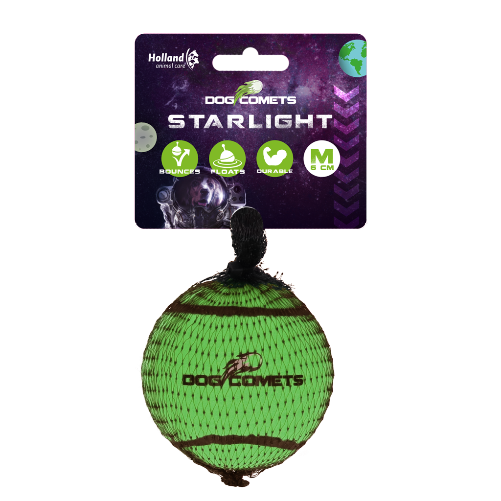 Dog comets Starlight Green 1pc