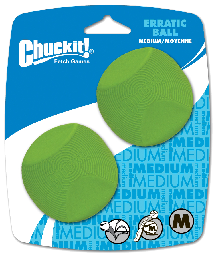 Chuckit Erratic Ball M 6 cm 2 Pack