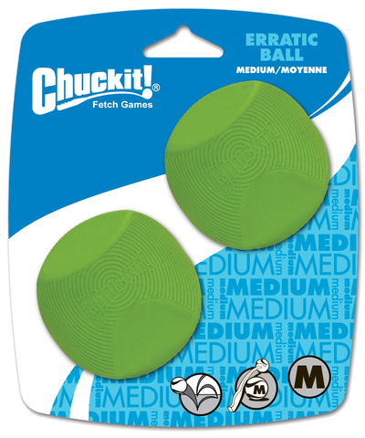 Chuckit Erratic Ball M 6 cm 2 Pack