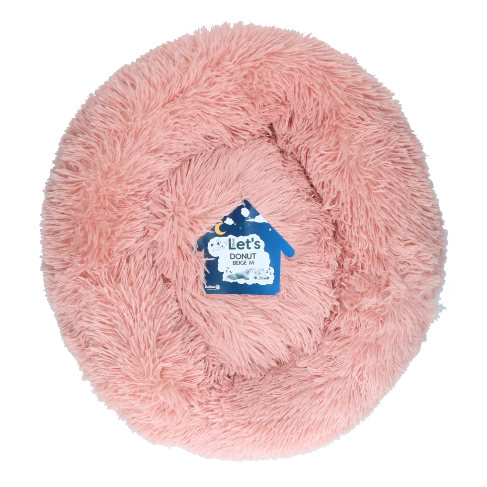 Let's Sleep Donut 50 cm Beige Rosa