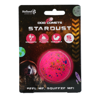 Dog Comets Ball Stardust Roze S