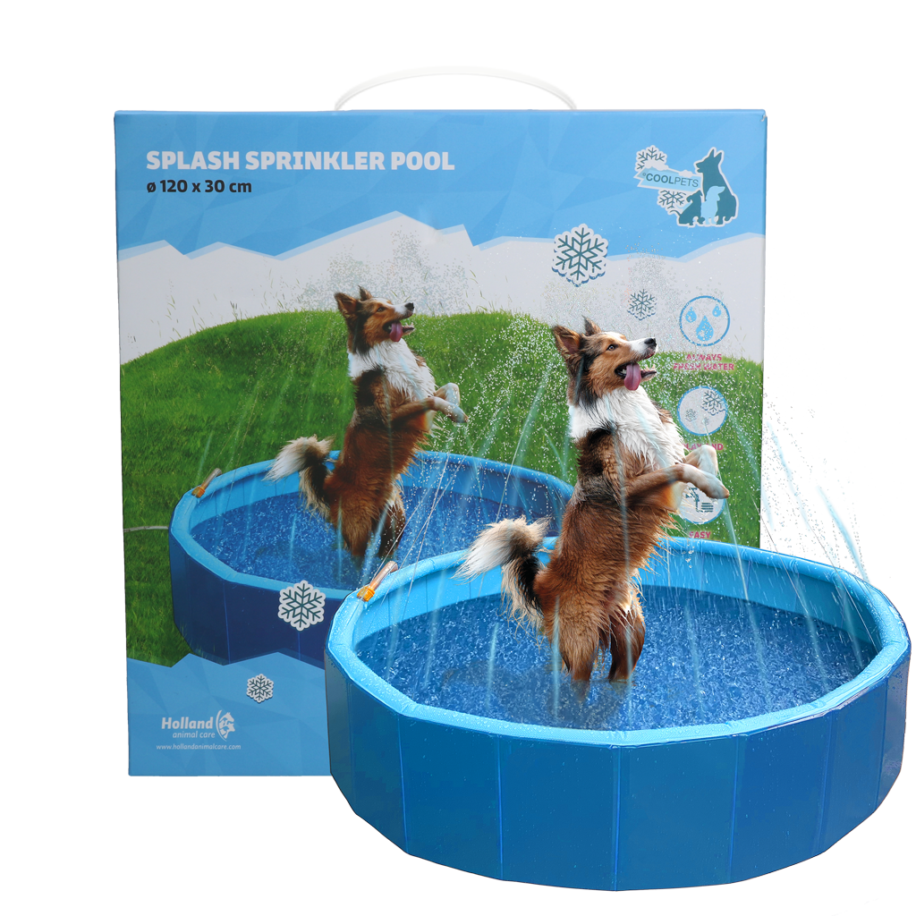 Coolpets Splash Sprinkler Pool 120cm, 30cm