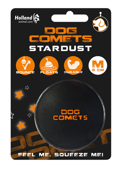 Dog Comets Ball Stardust Schwarz/Orange M