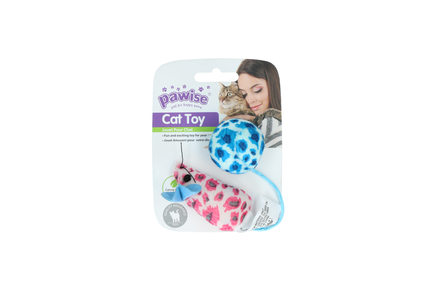 Pawise Cat Toy - Mice & Ball