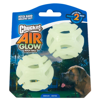 Chuckit Max glow air fetch ball M 2pk