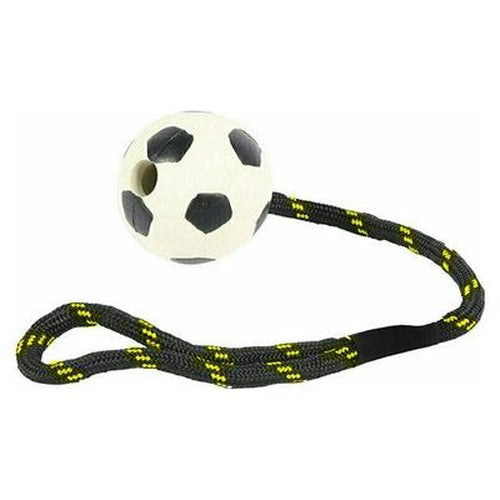 Happy Pet Tough Toys Wurfseil Mit Fussballgummi