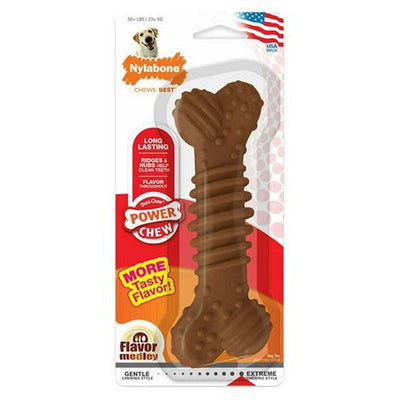 Nylabone Dura Kauen Texturiertes Knochen-Medley-Geschmack