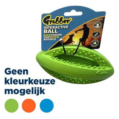 Happy Pet Grubber Interaktiver Rugby-Ball Mini Sortiert