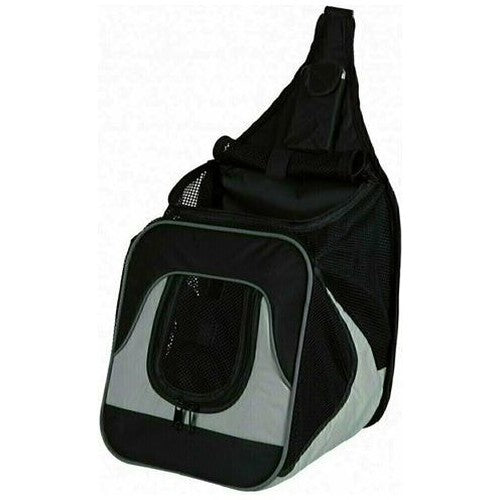 Trixie Dog Bag Savina Belly Schwarz / Grau