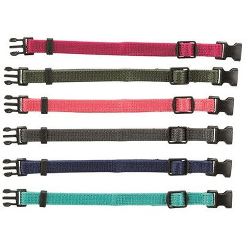 Trixie Welpenhalsband Set Fuchsia/Graphit/Indigo/Waldgrün/Koralle