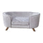 Enchanted Pet Verzauberter Hundekorb / Sofa Quicksilver Silber