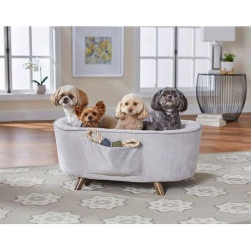 Enchanted Pet Verzauberter Hundekorb / Sofa Quicksilver Silber