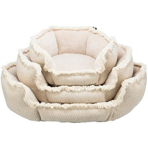 Trixie Hund Korb Boho Eckig Beige