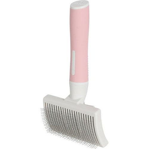 Zolux Anah Slicker Brush Einziehbar Rosa/Weiss