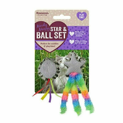 Rosewood Moggy Stern Und Ball Set