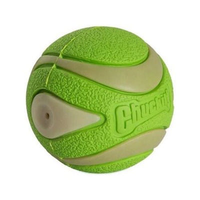 Chuckit Max Glow Ultra Squeeker Ball Grün