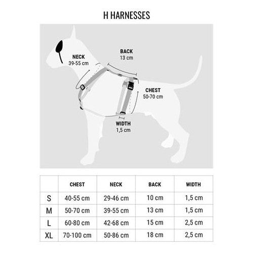 Morso Hundegeschirr H-Rig Recycelt Farbe Eindringlinge Lila