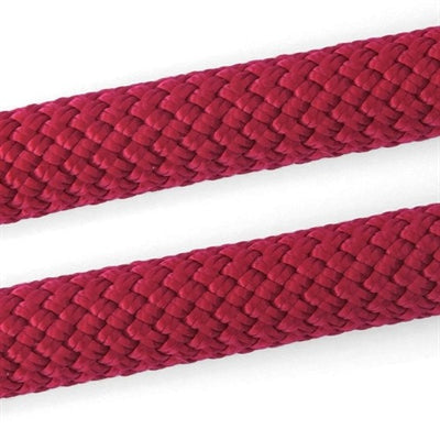 Morso Halb Slip Halsband Hund Regelmässige Seil Recycelt Roten Samt Rot