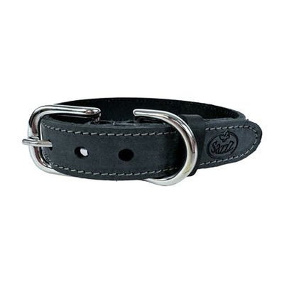 Sazzz Hundehalsband Nomad Vintage Leder Anthrazit