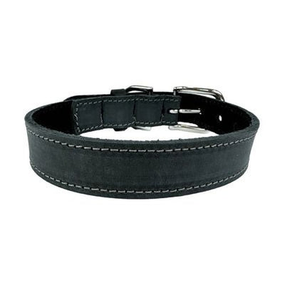 Sazzz Hundehalsband Nomad Vintage Leder Anthrazit