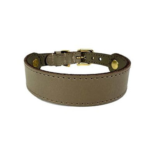 Sazzz Hundehalsband Sweetie Classic Leder Taupe