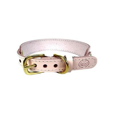 Sazzz Hundehalsband Sweetie Classic Leder Rosa