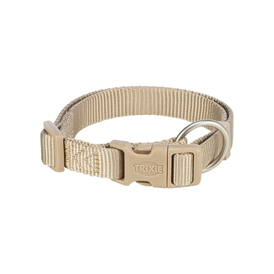 Trixie Hundehalsband Premium Sand Taupe