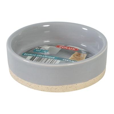 Zolux Olaria Futterschale Keramik Grau